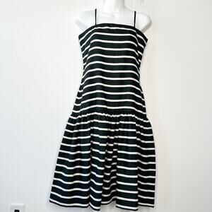 KAPPI 80s Vintage Summer Dress Size 4 Striped Coastal Twee Nautical Union Label